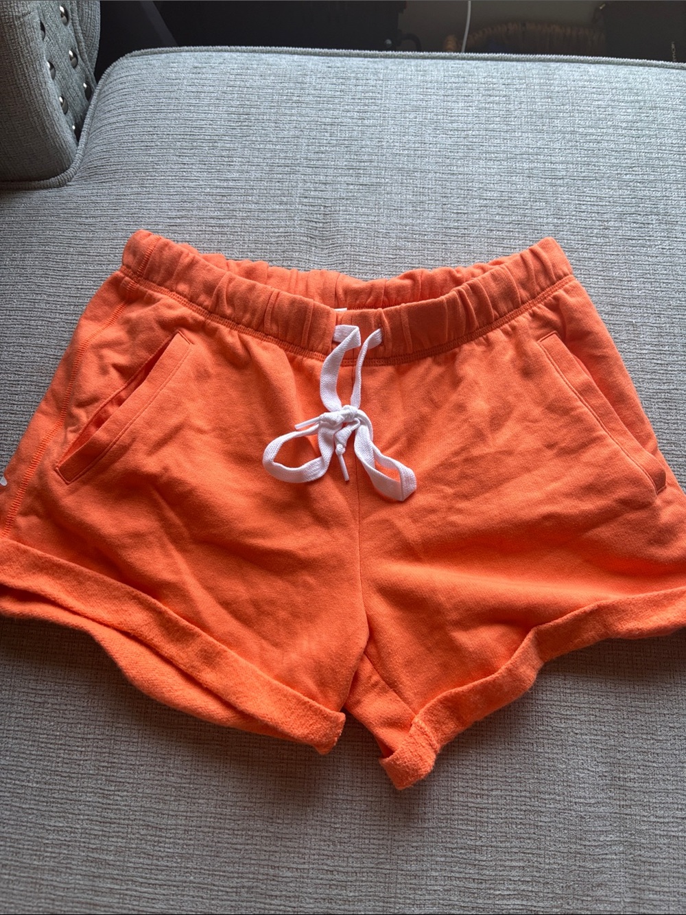 Victoria Secret Pink Casual Women's Orange Drawstring Shorts